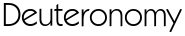 Deuteronomy 